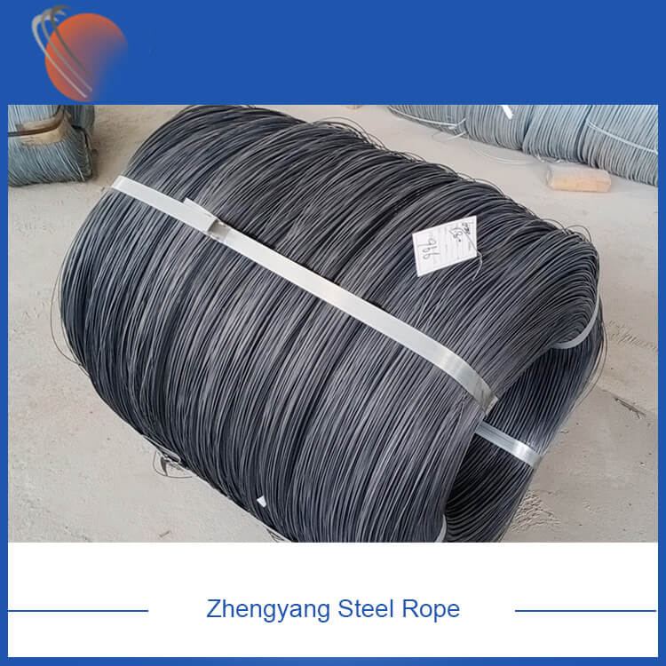 What are steel wires made of?
