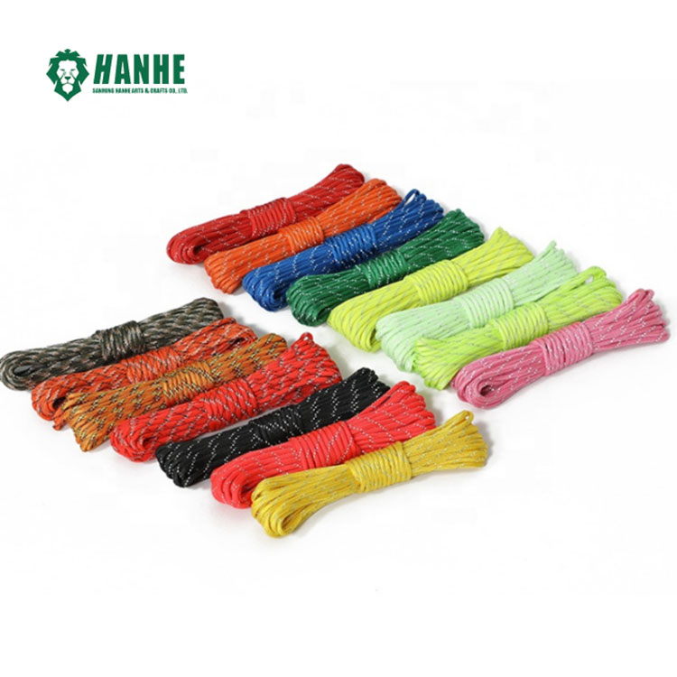 Can reflective paracord be used for climbing or other high-load applications?