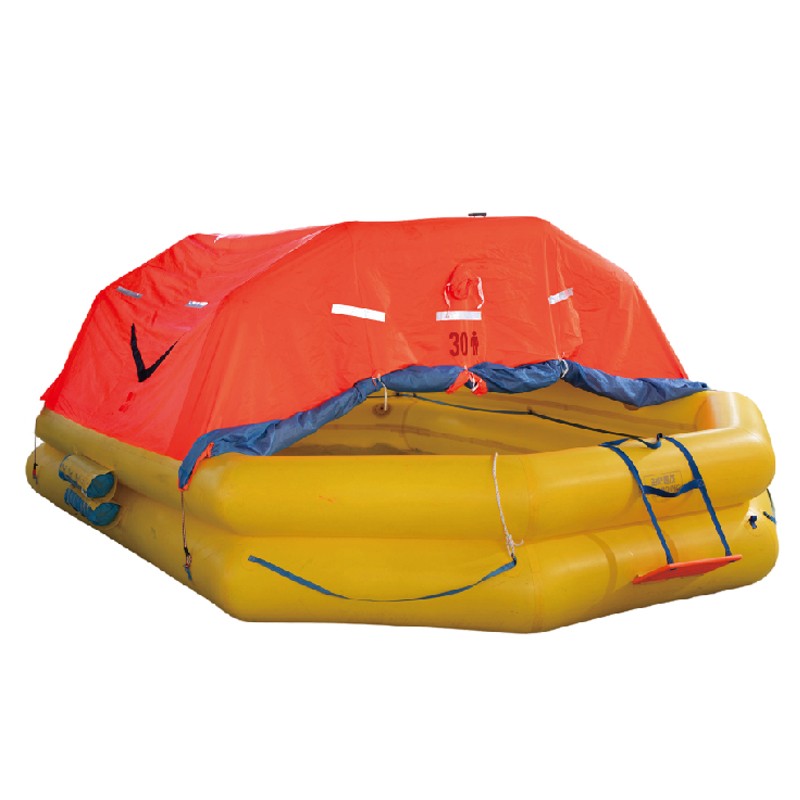 What is the lifespan of an inflatable liferaft?